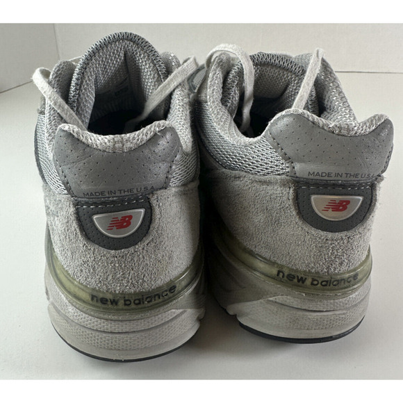 New Balance 990v4 Running Shoes Suede Gray W990GL4 Women's US Size 8.5 2A - Picture 9 of 16
